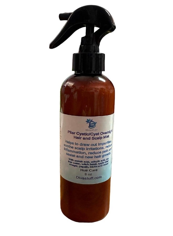 ديفا ستوف بخاخ ديفا ستاف بيلار سيست الليلي للشعر وفروة الرأس، للمساعدة في تقليل البثور والنتوءات على فروة الرأس وتعزيز نمو الشعر الجديد، مع حمض الساليسيليك وحمض الأزيليك وخل التفاح - Image 1